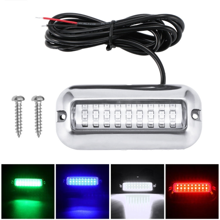 2 PCS MK-027 Ship / Yacht 10-30V 27LEDs Waterproof Stainless Steel Underwater Light(Blue Light) - Marine Accessories & Parts by PMC TechLife | Online Shopping South Africa | PMC TechLife | Buy Now Pay Later Mobicred