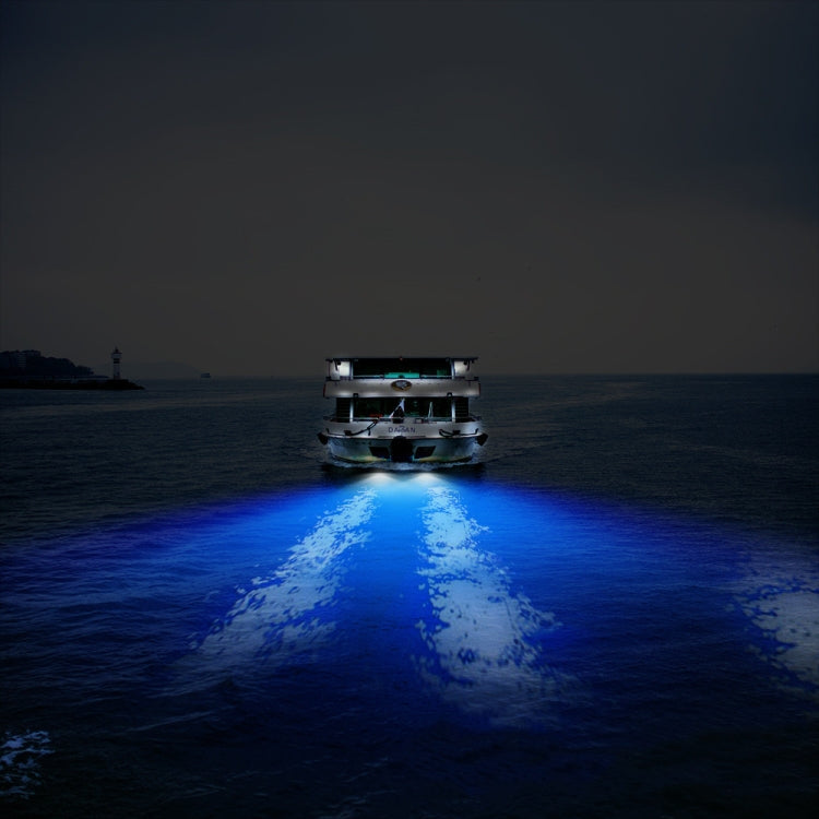 2 PCS MK-027 Ship / Yacht 10-30V 27LEDs Waterproof Stainless Steel Underwater Light(Blue Light) - Marine Accessories & Parts by PMC TechLife | Online Shopping South Africa | PMC TechLife | Buy Now Pay Later Mobicred
