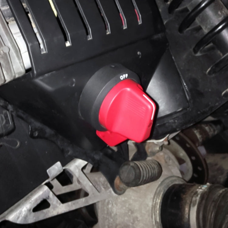 12V 300A Car Selector Isolator Disconnect Rotary Switch Cut (Red) - Car Switches by PMC TechLife | Online Shopping South Africa | PMC TechLife | Buy Now Pay Later Mobicred