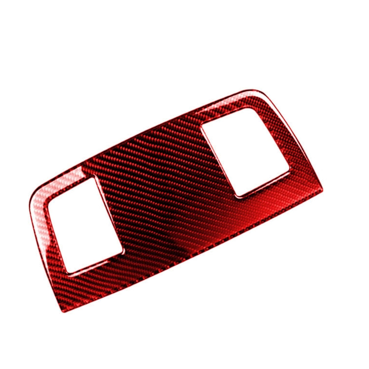 For BMW 3 Series E90 Carbon Fiber Car Instrument Large Outlet Panel Decorative Sticker (Red) - Car Interior Mouldings by PMC TechLife | Online Shopping South Africa | PMC TechLife | Buy Now Pay Later Mobicred