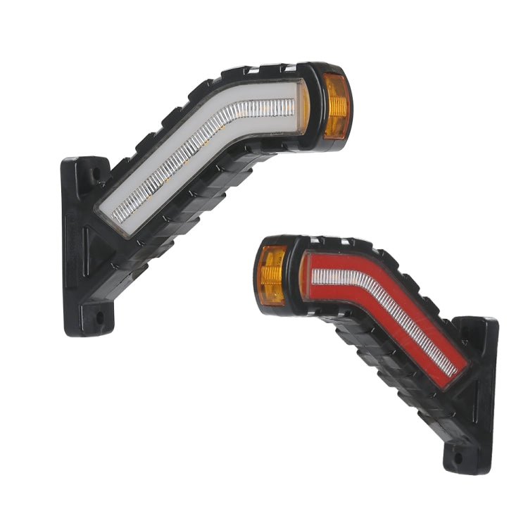 2 PCS MK-138 Truck LED Tail Light Running Water Tricolor Side Marker Light - Running Lights by PMC TechLife | Online Shopping South Africa | PMC TechLife | Buy Now Pay Later Mobicred