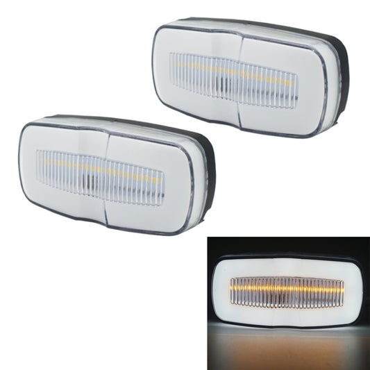 2 PCS MK-190 Truck LED Side Marker Light (White Light) - Running Lights by PMC Jewellery | Online Shopping South Africa | PMC Jewellery | Buy Now Pay Later Mobicred