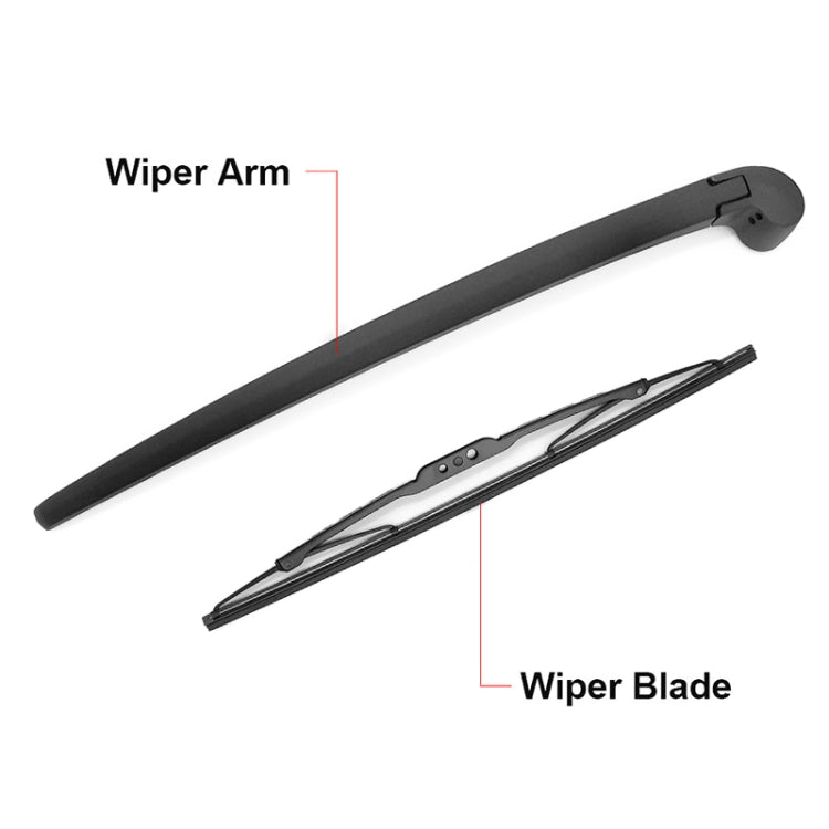 JH-AD06 For Audi A6 Avant 2005-2008 Car Rear Windshield Wiper Arm Blade Assembly 4F9 955 407 - Windscreen Wipers by PMC Jewellery | Online Shopping South Africa | PMC Jewellery | Buy Now Pay Later Mobicred