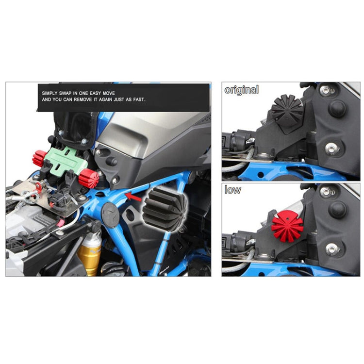 For BMW R1200GS R1250G R1250RT Motorcycle Seat Lowering Adjustment Bracket (Silver) - Others by PMC TechLife | Online Shopping South Africa | PMC TechLife | Buy Now Pay Later Mobicred