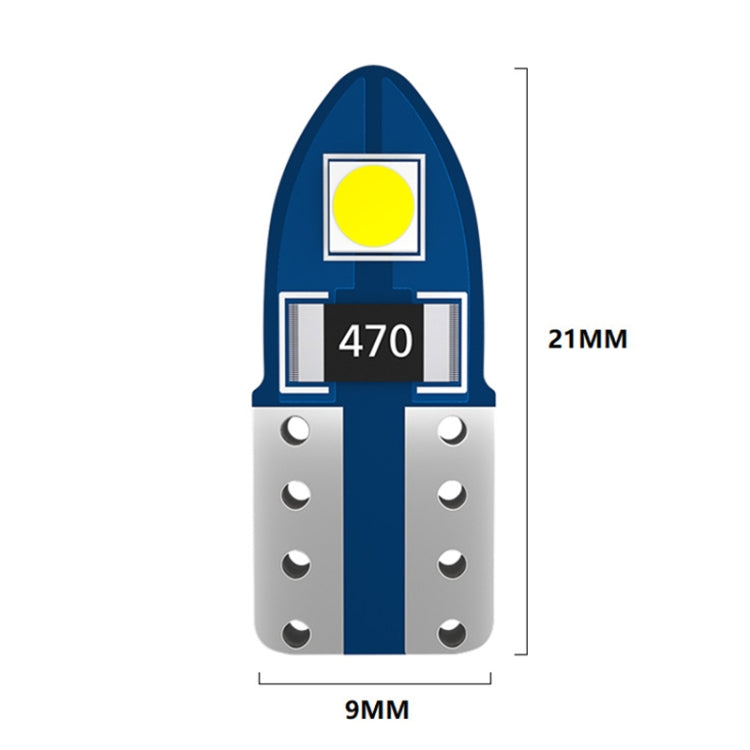 20pcs T10 3030-2SMD Car White Light LED Clearance Light Lamp - Clearance Lights by PMC TechLife | Online Shopping South Africa | PMC TechLife | Buy Now Pay Later Mobicred