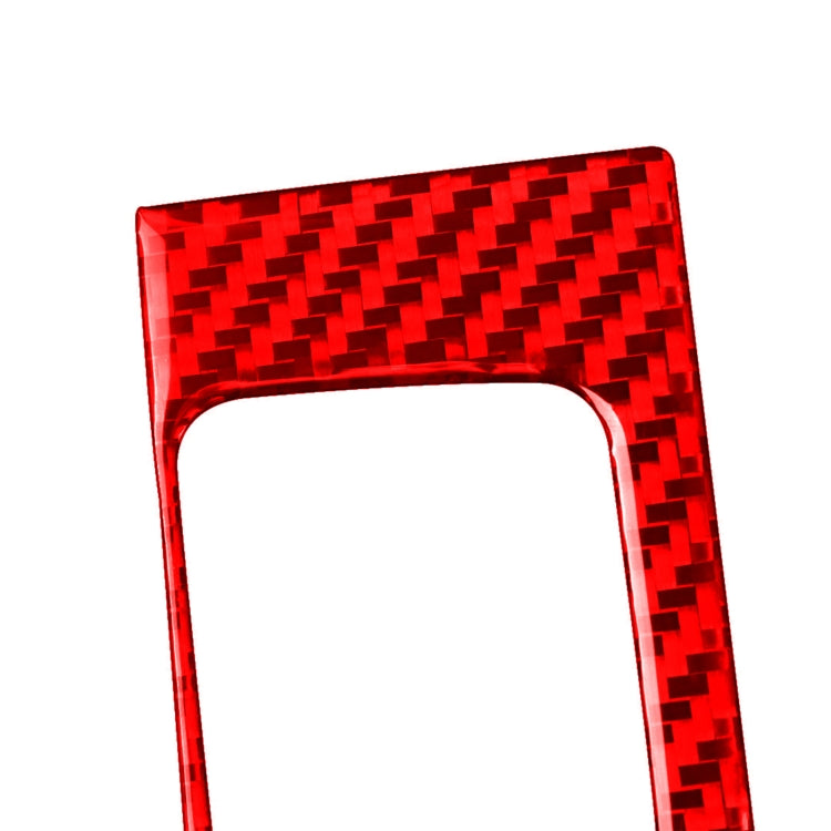 2 PCS Set for Honda CRV 2007-2011 Carbon Fiber Car Central Control Card Box Panel Decorative Sticker, Left Drive (Red) - Car Interior Mouldings by PMC TechLife | Online Shopping South Africa | PMC TechLife | Buy Now Pay Later Mobicred