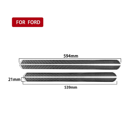 Car Carbon Fiber Threshold Decorative Sticker for Ford Explorer 2016-2019, Left Drive - Car Interior Mouldings by PMC Jewellery | Online Shopping South Africa | PMC Jewellery | Buy Now Pay Later Mobicred