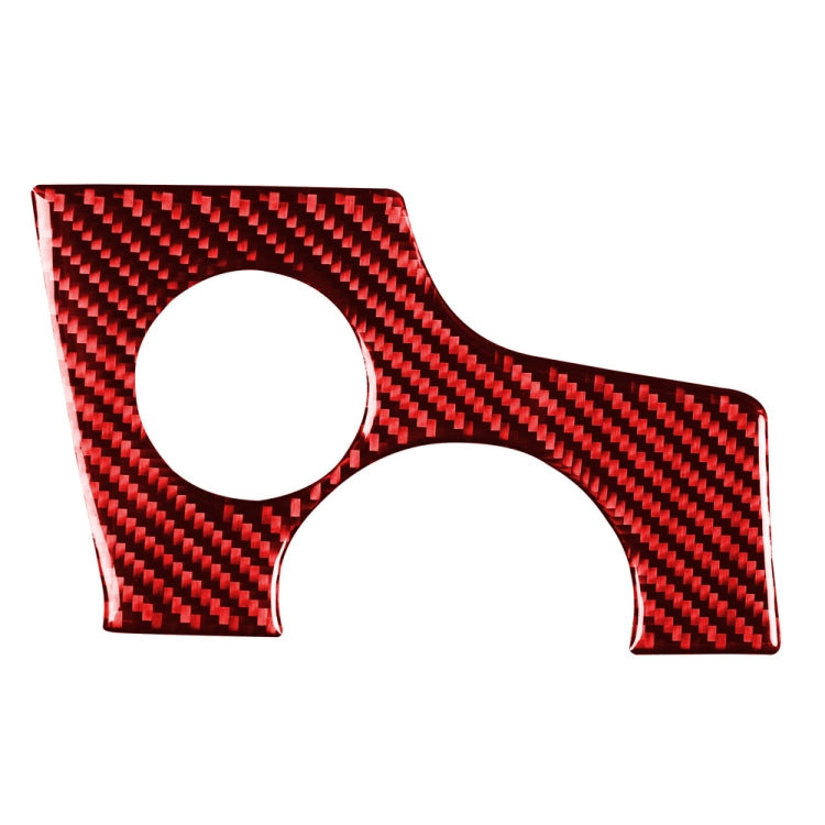 Car Carbon Fiber Key Hole Decorative Sticker for Porsche Panamera, Left Drive (Red) - Car Interior Mouldings by PMC Jewellery | Online Shopping South Africa | PMC Jewellery | Buy Now Pay Later Mobicred