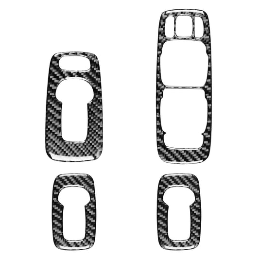 4 in 1 Car Carbon Fiber Door Set B Decorative Sticker for Volvo XC90 2003-2014, Right Drive - Car Interior Mouldings by PMC Jewellery | Online Shopping South Africa | PMC Jewellery | Buy Now Pay Later Mobicred