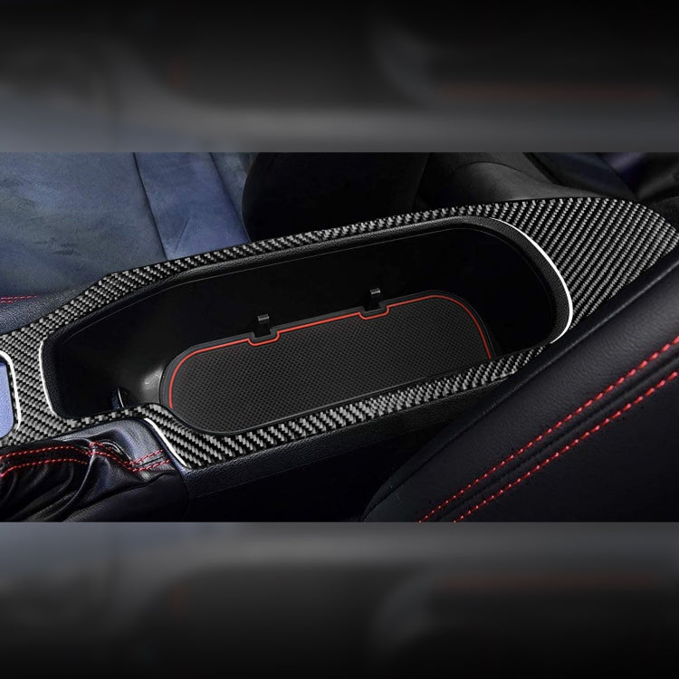 Car Carbon Fiber Central Armrest Panel Decorative Sticker for Subaru BRZ / Toyota 86 2017-2019, Left Drive - Car Interior Mouldings by PMC Jewellery | Online Shopping South Africa | PMC Jewellery | Buy Now Pay Later Mobicred