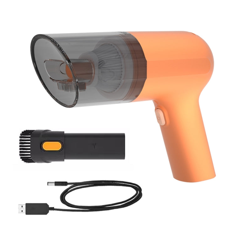 Car Portable Handheld Powerful Vacuum Cleaner Style: Wireless (Orange) - Vacuum Cleaner by PMC TechLife | Online Shopping South Africa | PMC TechLife | Buy Now Pay Later Mobicred