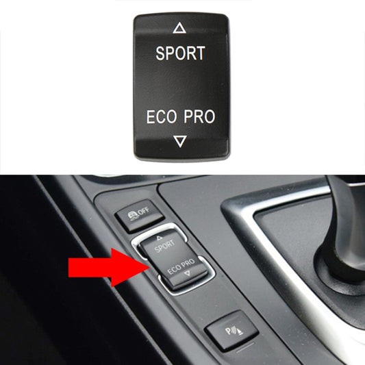 For BMW 3 Series Left Driving Car Central Control Multi-function Sport Button 6131 9252 912(Black) - Car Switches by PMC Jewellery | Online Shopping South Africa | PMC Jewellery