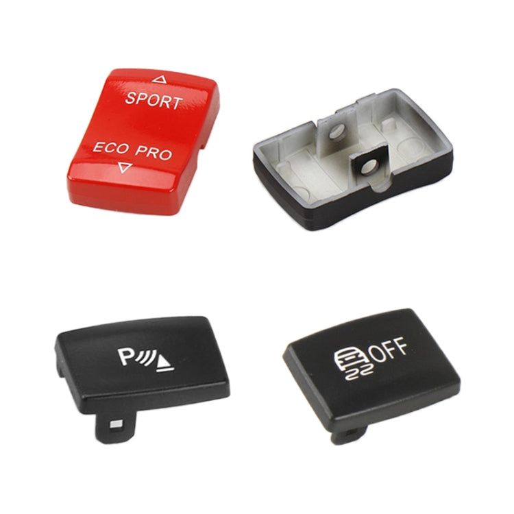 For BMW 3 Series Left Driving Car Central Control Multi-function Sport Button 6131 9252 912(Black) - Car Switches by PMC TechLife | Online Shopping South Africa | PMC TechLife | Buy Now Pay Later Mobicred