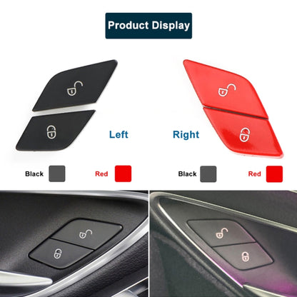 For Mercedes-Benz E-Class 2016-2021 Left Driving Car Right Side Door Lock Switch Buttons 2059055251(Red) - Car Switches by PMC Jewellery | Online Shopping South Africa | PMC Jewellery | Buy Now Pay Later Mobicred