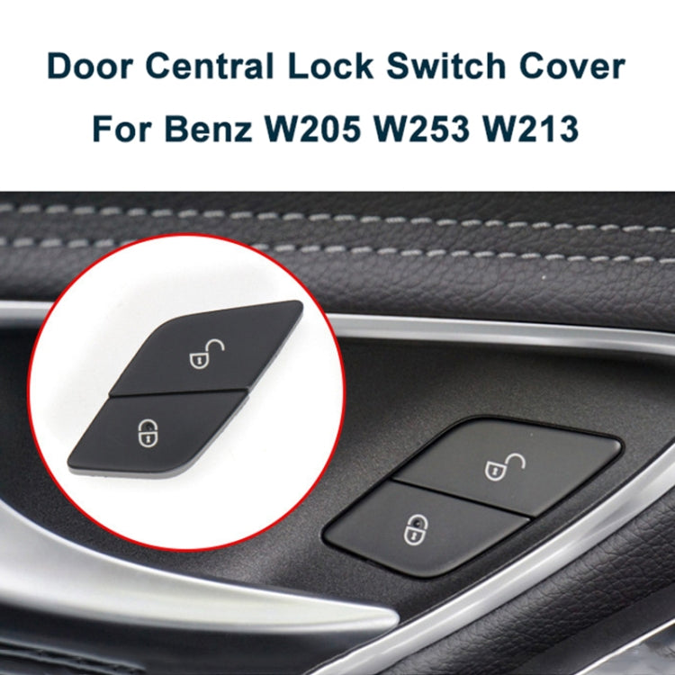 For Mercedes-Benz E-Class 2016-2021 Left Driving Car Right Side Door Lock Switch Buttons 2059055251(Black) - Car Switches by PMC TechLife | Online Shopping South Africa | PMC TechLife | Buy Now Pay Later Mobicred