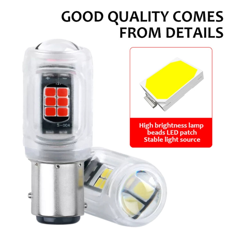 2pcs 1156 DC12V / 2.16W / 0.18A / 480LM Car LED Turn Signal Light(White Light) - Arrow Turn Lights by PMC TechLife | Online Shopping South Africa | PMC TechLife | Buy Now Pay Later Mobicred