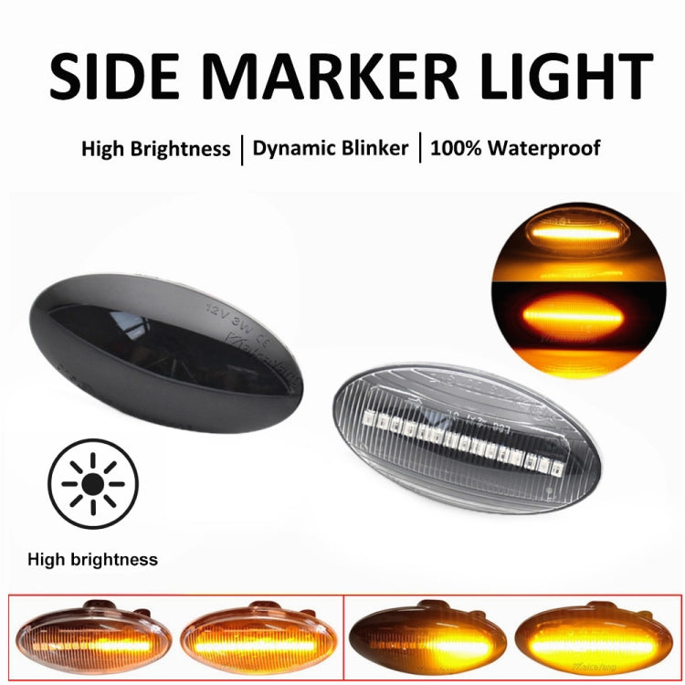 2pcs For Suzuki Grand Vitara JT 2005-2012 Car Dynamic LED Fender Side Light (Transparent) - Arrow Turn Lights by PMC TechLife | Online Shopping South Africa | PMC TechLife | Buy Now Pay Later Mobicred
