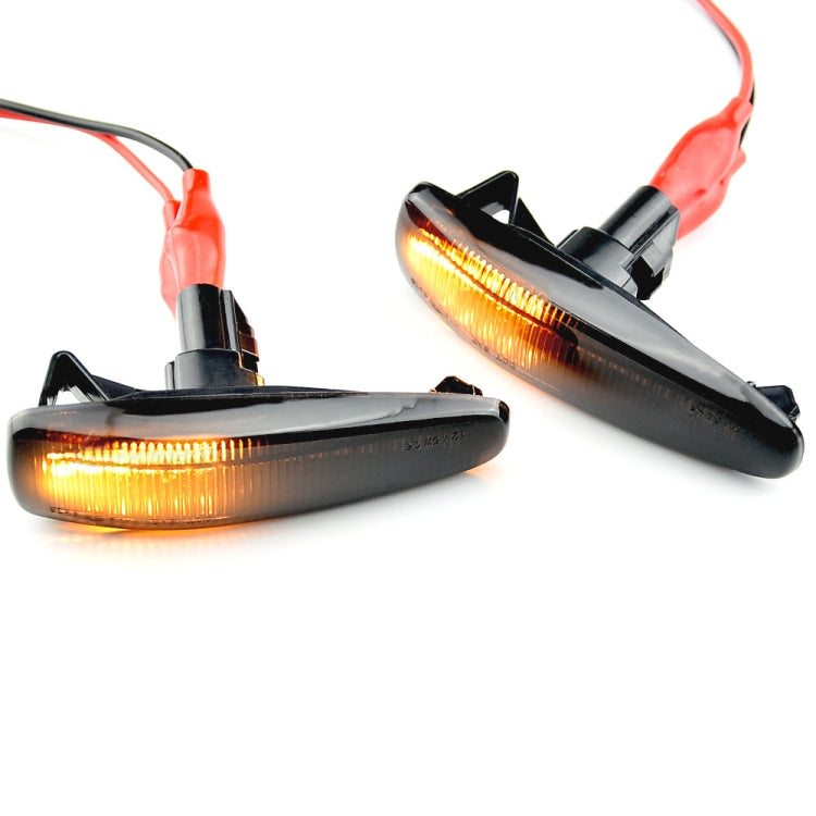 2pcs For Mitsubishi Lancer 2008-2018 Car Dynamic LED Fender Side Light (Transparent) - Arrow Turn Lights by PMC TechLife | Online Shopping South Africa | PMC TechLife | Buy Now Pay Later Mobicred