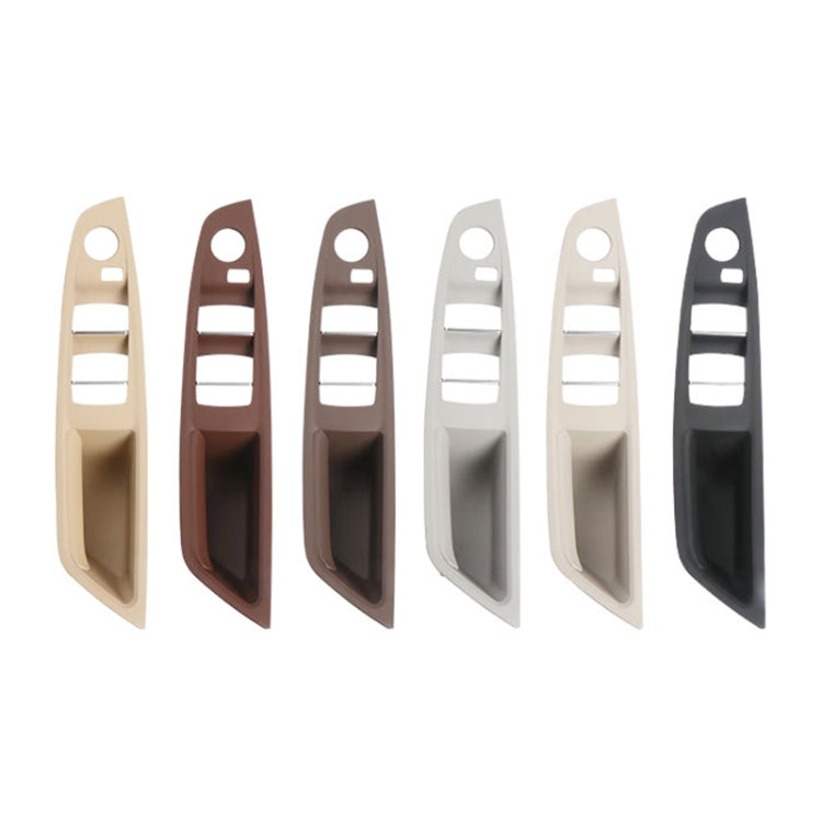 For BMW F10 2011-2017 Right Driving Car Door Window Lift Switch Trim Panel (Coffee) - Car Interior Mouldings by PMC TechLife | Online Shopping South Africa | PMC TechLife | Buy Now Pay Later Mobicred