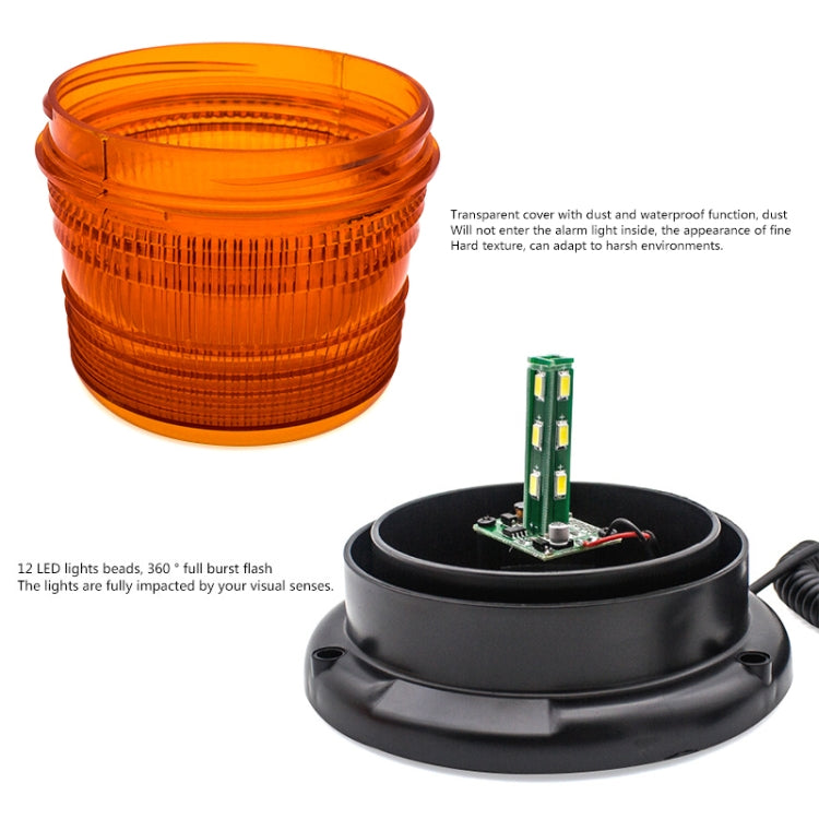 School Bus Engineering Vehicle Safety Warning Light Rear-end Collision Yellow Signal Lamp (Red Light) - Warning Lights by PMC TechLife | Online Shopping South Africa | PMC TechLife | Buy Now Pay Later Mobicred