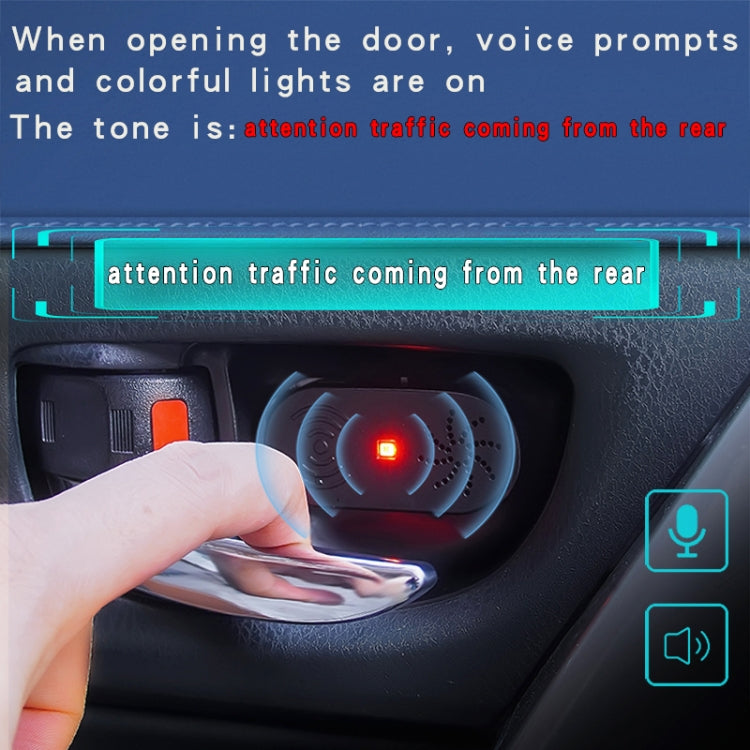 Car Door Opener Alarm Automatic Induction Voice LED Prompt Light - Car Modification by PMC TechLife | Online Shopping South Africa | PMC TechLife | Buy Now Pay Later Mobicred