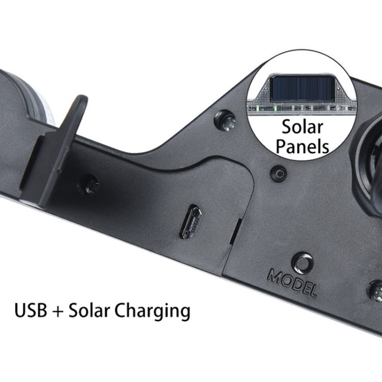 Car Triangular Light Warning Sign Solar Charging Strobe Emergency Ranger Light (Colorful Light) - Warning Lights by PMC TechLife | Online Shopping South Africa | PMC TechLife | Buy Now Pay Later Mobicred