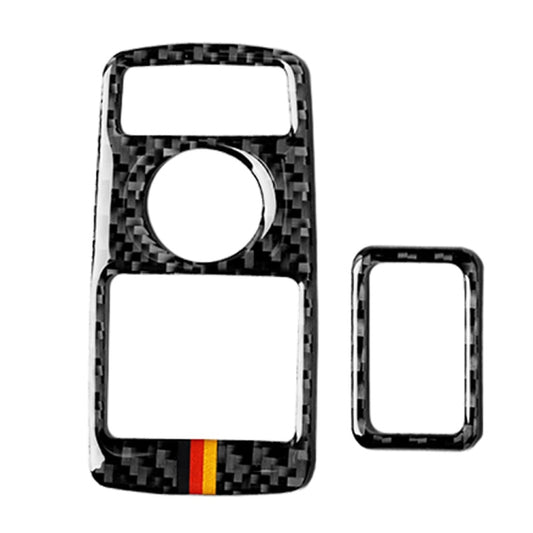 Car Carbon Fiber German Color Window Lift Panel Decorative Sticker for Mercedes-Benz C Class 2010-2013/E Class 2009-2015, Left and Right Drive Universal - Car Interior Mouldings by PMC Jewellery | Online Shopping South Africa | PMC Jewellery | Buy Now Pay Later Mobicred