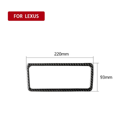 Car Carbon Fiber Rear Reading Light Decorative Sticker for Lexus RX300 / 270 / 200T / 450h 2016-2019, Left and Right Drive Universal - Car Interior Mouldings by PMC Jewellery | Online Shopping South Africa | PMC Jewellery | Buy Now Pay Later Mobicred