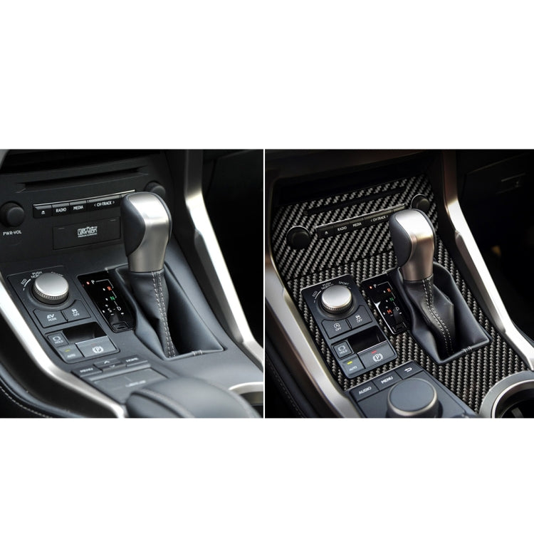 Car Carbon Fiber Gearshift Panel A Decorative Sticker for Lexus NX200 / 200t / 300h 2014-2021, Left Drive - Car Interior Mouldings by PMC Jewellery | Online Shopping South Africa | PMC Jewellery | Buy Now Pay Later Mobicred