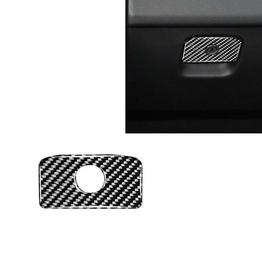 Car Carbon Fiber Front Passenger Seat Storage Box Handle Decorative Stickers for Jaguar F-PACE X761 XE X760 XF X260 2016-2020, Left and Right Drive Universal - Car Interior Mouldings by PMC Jewellery | Online Shopping South Africa | PMC Jewellery | Buy Now Pay Later Mobicred