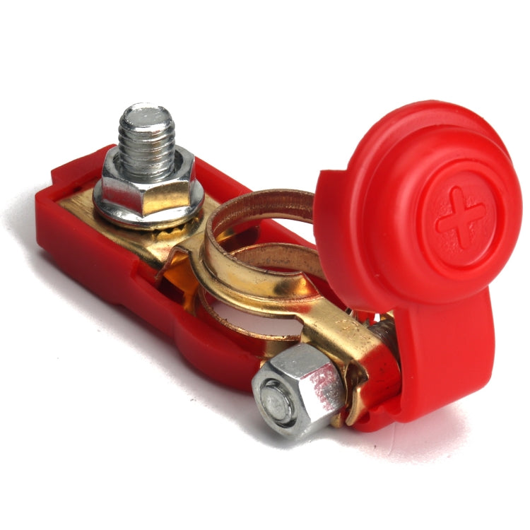 1 Pair Car Battery Cable Terminal Clamps Connectors Battery Clip Wiring with Protective Cleaning - Booster Cable & Clip by PMC TechLife | Online Shopping South Africa | PMC TechLife | Buy Now Pay Later Mobicred