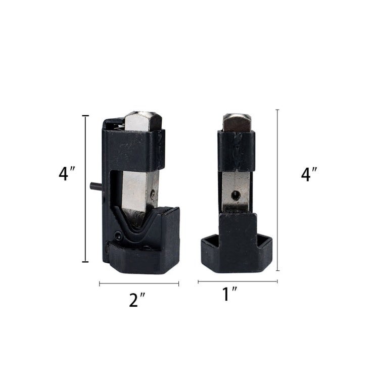 Car Battery Cable Hammer Crimper Hammer Lug Crimper Tool Pliers with T2 Copper 2 x 3/8 Heavy-duty Cold-pressed Wire Terminals - Booster Cable & Clip by PMC TechLife | Online Shopping South Africa | PMC TechLife | Buy Now Pay Later Mobicred