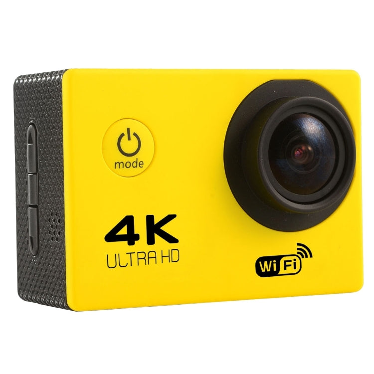 F60 2.0 inch Screen 170 Degrees Wide Angle WiFi Sport Action Camera Camcorder with Waterproof Housing Case, Support 64GB Micro SD Card(Yellow) - Other Camera by PMC Jewellery | Online Shopping South Africa | PMC Jewellery | Buy Now Pay Later Mobicred