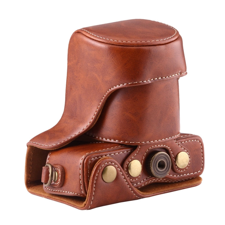 Full Body Camera PU Leather Case Bag with Strap for Canon EOS M10(Brown) - free shipping - PMC TechLife - Order now!