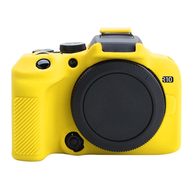 For Canon EOS R10 Soft Silicone Protective Case (Yellow) - Protective Case by PMC Jewellery | Online Shopping South Africa | PMC Jewellery