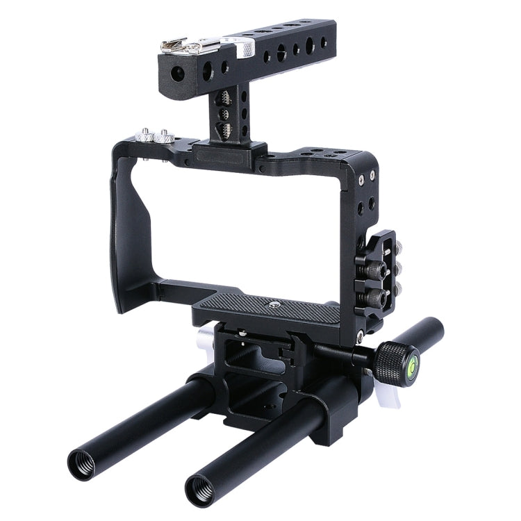 YELANGU YLG0905A Camera Video Cage Handle Stabilizer for Sony A6000/A6300/A6400/A6500(Black) - Camera Cage by YELANGU | Online Shopping South Africa | PMC Jewellery | Buy Now Pay Later Mobicred