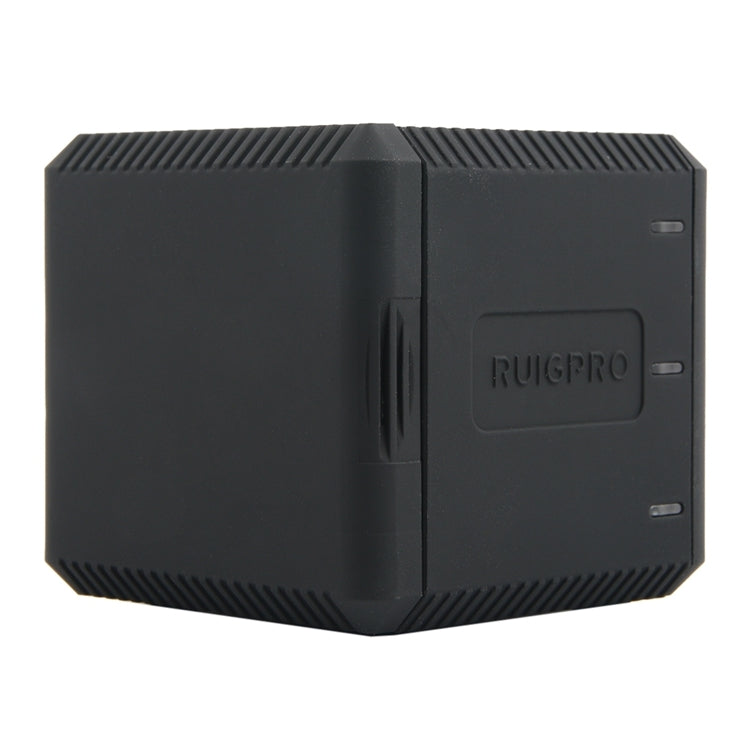 RUIGPRO USB Triple Batteries Housing Charger Box with USB Cable & LED Indicator Light for GoPro HERO6 /5(Black) - Charger by RUIGPRO | Online Shopping South Africa | PMC Jewellery | Buy Now Pay Later Mobicred