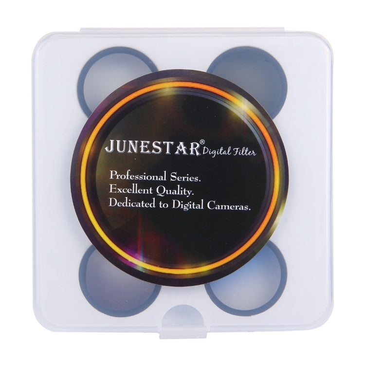 JUNESTAR 6 in 1 Professional 34mm Lens Filter(CPL + UV + Gradual Red + Gradual Orange + Gradual Blue + Gradual Grey) for DJI Phantom 3 & 4 - Phantom Lens Filter by JSR | Online Shopping South Africa | PMC Jewellery | Buy Now Pay Later Mobicred