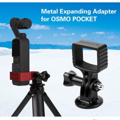 Sunnylife OP-Q9192 Metal Adapter Bracket for DJI OSMO Pocket(Black) - Mount & Holder by Sunnylife | Online Shopping South Africa | PMC Jewellery | Buy Now Pay Later Mobicred
