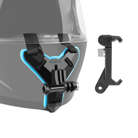 Helmet Belt Mount + Phone Clamp Mount for GoPro Hero12 Black / Hero11 /10 /9 /8 /7 /6 /5, Insta360 Ace / Ace Pro, DJI Osmo Action 4 and Other Action Cameras - Helmet Mount by RUIGPRO | Online Shopping South Africa | PMC Jewellery | Buy Now Pay Later Mobicred