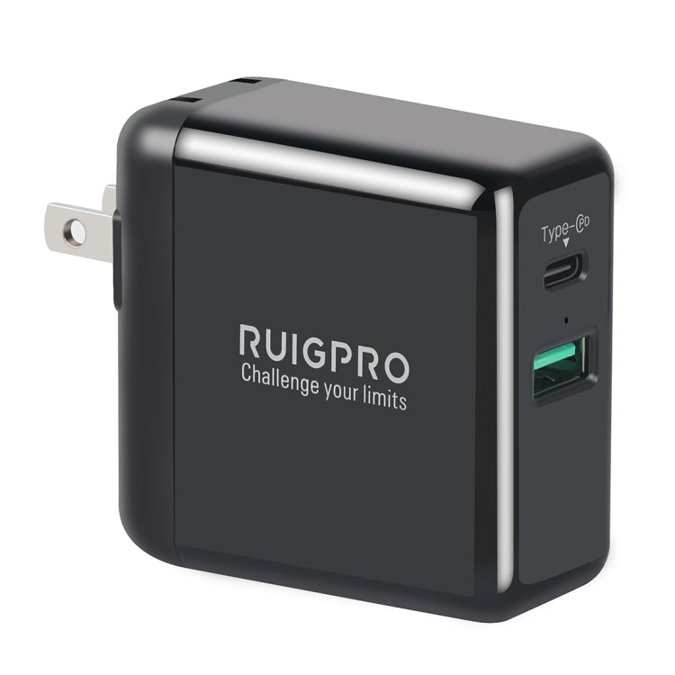RUIGPRO 5V 3A QC 3.0 + PD Quick Charger Power Adapter for DJI OSMO Action, US Plug - Cable & Charger by PMC TechLife | Online Shopping South Africa | PMC TechLife | Buy Now Pay Later Mobicred