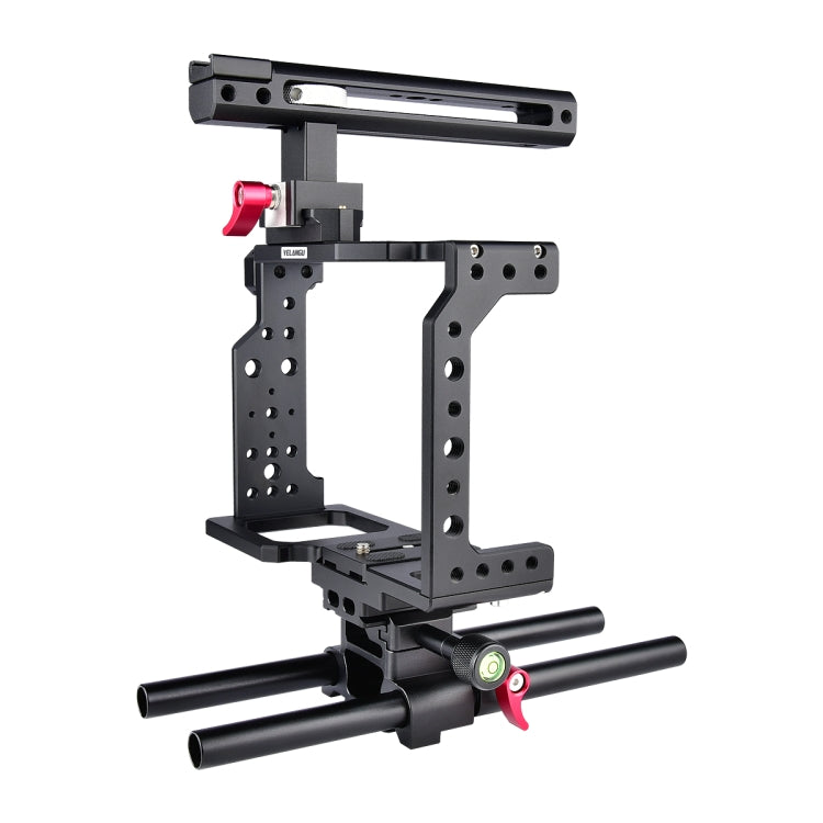 YELANGU C8 YLG0910 Handle Video Camera Cage Stabilizer(Black) - free shipping - PMC TechLife - Order now!