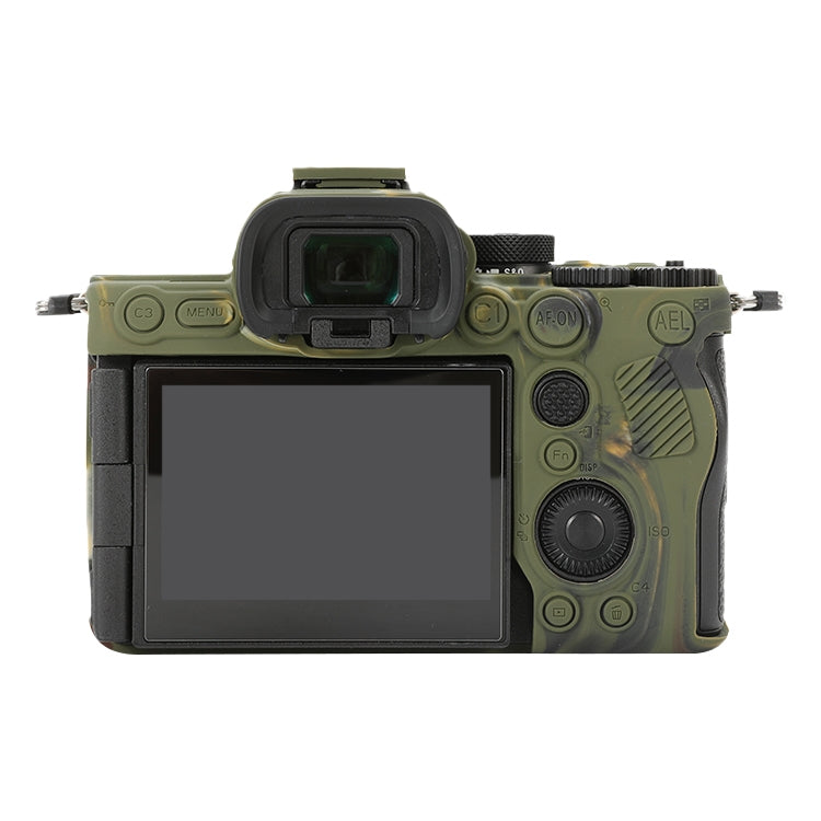 For Sony ILCE-7RM5 / Alpha 7R V Soft Silicone Protective Case (Camouflage) - Protective Case by PMC TechLife | Online Shopping South Africa | PMC TechLife | Buy Now Pay Later Mobicred