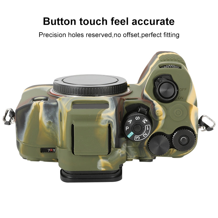 For Sony ILCE-7RM5 / Alpha 7R V Soft Silicone Protective Case (Camouflage) - Protective Case by PMC TechLife | Online Shopping South Africa | PMC TechLife | Buy Now Pay Later Mobicred