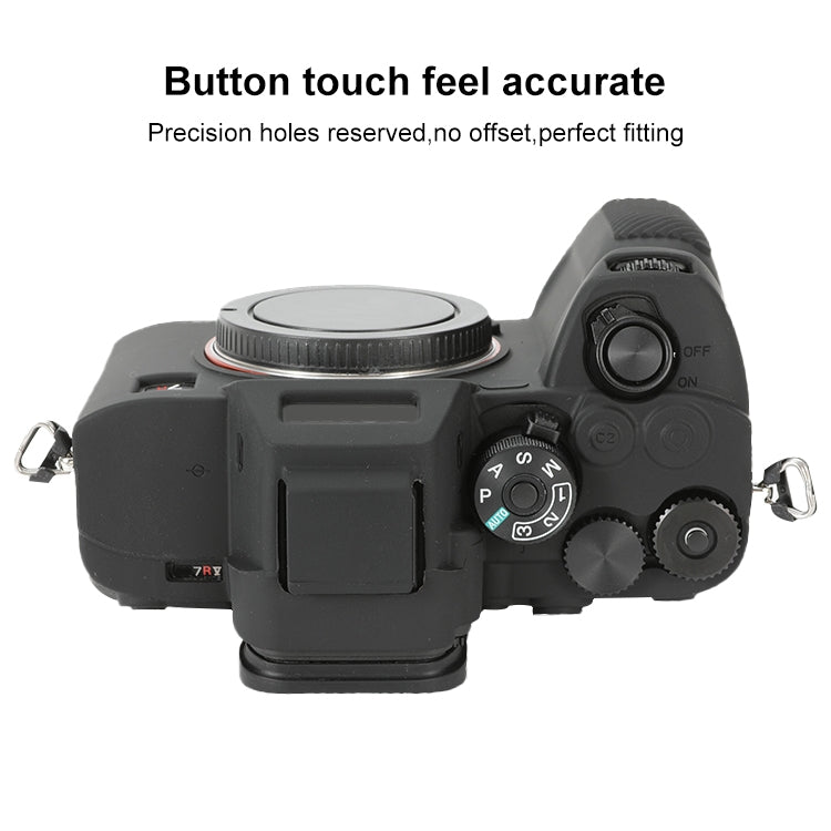 For Sony ILCE-7RM5 / Alpha 7R V Soft Silicone Protective Case (Black) - Protective Case by PMC TechLife | Online Shopping South Africa | PMC TechLife | Buy Now Pay Later Mobicred