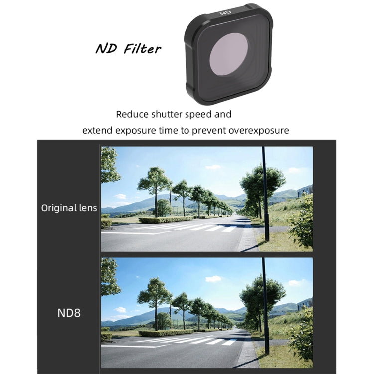 JSR KB Series ND16 Lens Filter for GoPro HERO13 Black /12 Black /11 Black /10 Black /9 Black - free shipping - PMC TechLife - Order now!