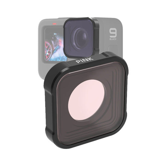 JSR KB Series Diving Color Lens Filter for GoPro HERO13 Black /12 Black /11 Black /10 Black /9 Black(Pink) - Lens Filter by JSR | Online Shopping South Africa | PMC Jewellery | Buy Now Pay Later Mobicred