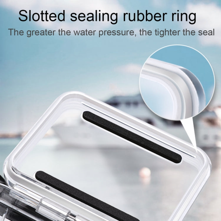 For GoPro HERO8 Black 45m Waterproof Housing Protective Case with Buckle Basic Mount & Screw & Floating Bobber Grip & Strap & Anti-Fog Inserts(Black) - free shipping - PMC TechLife - Order now!