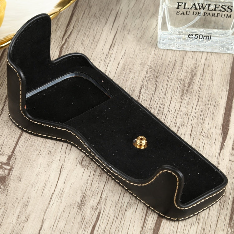 1/4 inch Thread PU Leather Camera Half Case Base for Canon EOS 77D / 800D(Black) - free shipping - PMC TechLife - Order now!