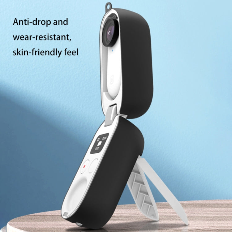 Charging Box Silicone Protective Case for Insta360 GO 2(Black) - Case & Bags by PMC TechLife | Online Shopping South Africa | PMC TechLife | Buy Now Pay Later Mobicred